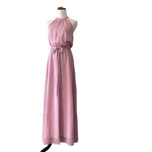NWT ModCloth Mauve Chiffon Maxi Dress, Size XS